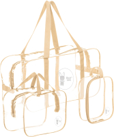Комплект сумок в роддом Roxy-Kids RKB-002 (3шт, бежевый) - 