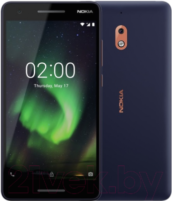 Смартфон Nokia 2.1 DS TA-1080 (синий/медный)