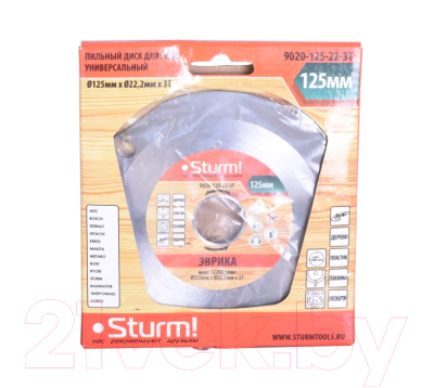 Пильный диск Sturm! 9020-125-22-3T