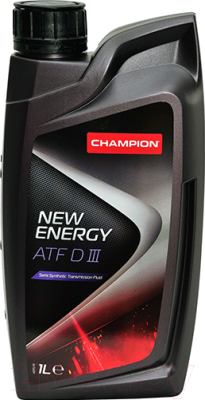 Трансмиссионное масло Champion Oil New Energy ATF DIII / 8205507 (1л)