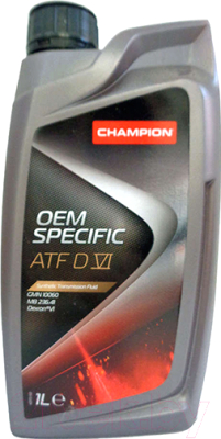 Трансмиссионное масло Champion Oil OEM Specific ATF D VI / 8205705 (1л)