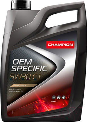 Моторное масло Champion OEM Specific C1 5W30 / 8208515 (4л)