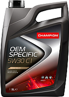 Моторное масло Champion OEM Specific C1 5W30 / 8208614 (5л) - 