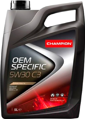 Моторное масло Champion OEM Specific C3 5W30 / 8208911 (5л)