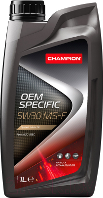 Моторное масло Champion OEM Specific MS-F 5W30 / 8209314 (1л)