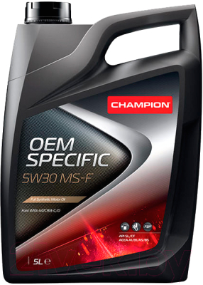 Моторное масло Champion OEM Specific MS-F 5W30 / 8209512 (5л)