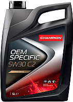 Моторное масло Champion OEM Specific C2 5W30 / 8209819 (5л) - 