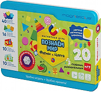 

Развивающая игра Magneticus, Мягкая магнитная азбука. Формы и цвета / POL-008