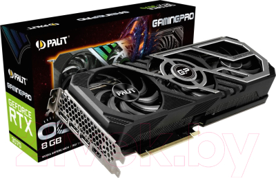 Видеокарта Palit GeForce RTX 3070 GamingPro OC 8GB GDDR6 (NE63070S19P2-1041A)