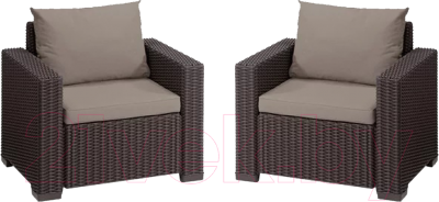 

Комплект садовой мебели Keter, California 2 Chairs / 231639