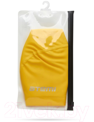 Шапочка для плавания Atemi 3D / PU 14 (желтый)