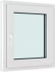 Окно ПВХ Brusbox Roto NX Одностворчатое Поворотно-откидное правое 2 стекла (650x650x60) - 