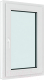 Окно ПВХ Brusbox Roto NX Одностворчатое Поворотно-откидное правое 2 стекла (1100x1000x60) - 