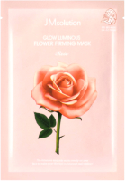 Маска для лица тканевая JMsolution Укрепляющая Glow Luminous Flower Firming Mask Rose (30мл) - 