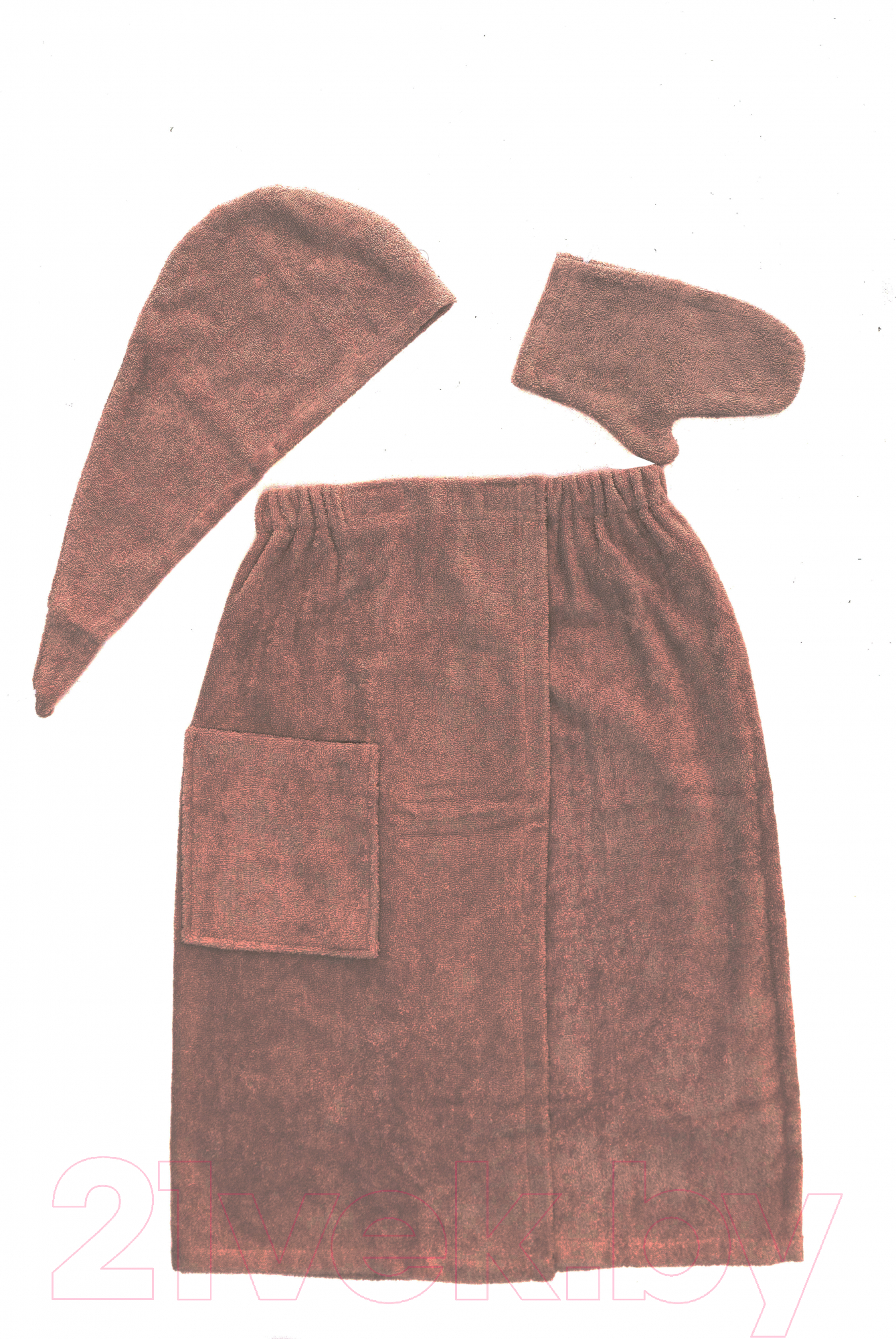 Набор текстиля для бани Lilia 14С-0244 (женский, бронзовый)