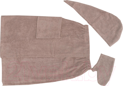 Набор текстиля для бани Lilia Женский 14С-0244 (бронзовый)