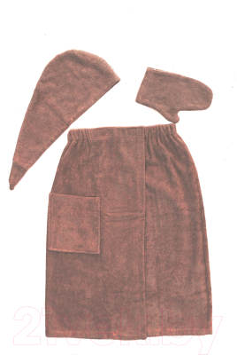 Набор текстиля для бани Lilia Женский 14С-0244 (бронзовый)