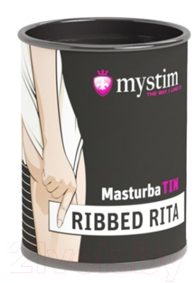 Мастурбатор для пениса Mystim Ribbed Rita / 46291 (белый)