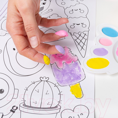 Набор для творчества Genio Kids Рисуем пальчиками / TA1407