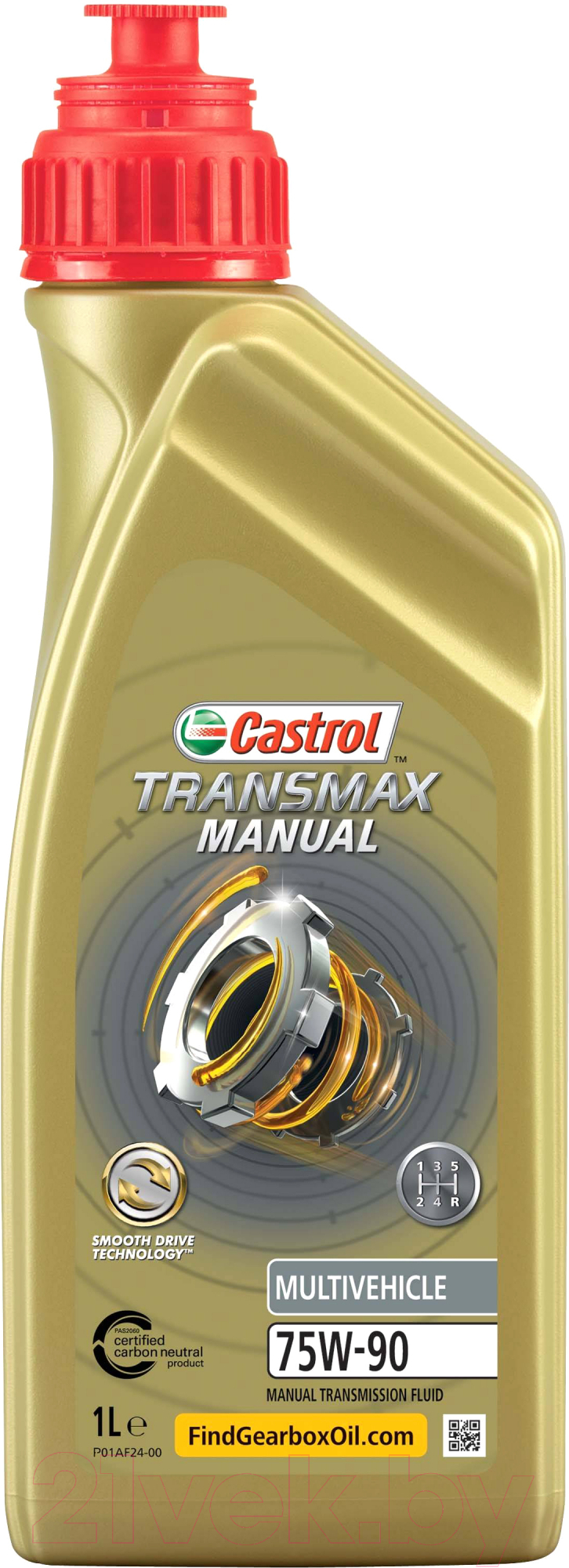 Трансмиссионное масло Castrol Transmax Manual Multivehicle 75W90 / 15D816