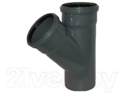 

Тройник наружной канализации Armakan, ПП 50/50/90o / KWPP-TR-050-010-W