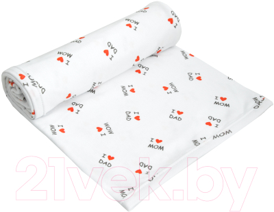 

Пеленка детская Amarobaby, Love / AB21-L58/00