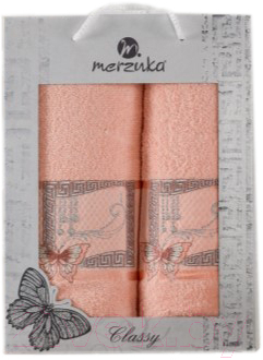 Набор полотенец Merzuka 50x90/70x140 / 11290 (оранжевый)