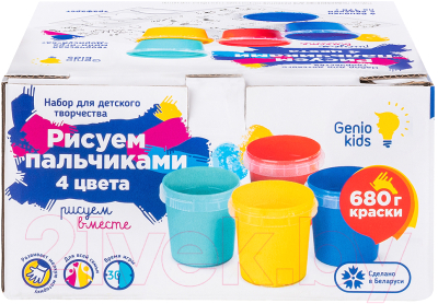 Набор для творчества Genio Kids Рисуем пальчиками / TA1406