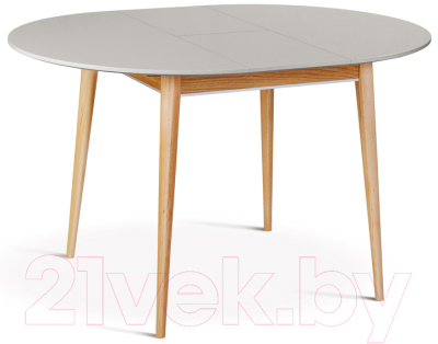 Обеденный стол ТехКомПро Арека К1200 / 121763 (бук/шале/подстолье тон 2/ножка 8)