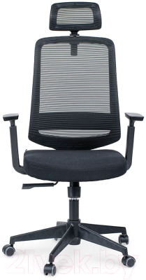 Кресло офисное Norden London Office / JZR1008H-BL005-DWB103 (черный/черный/черный)