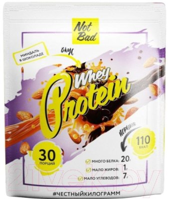 Протеин NotBad Whey Protein (1000г, миндаль в шоколаде)