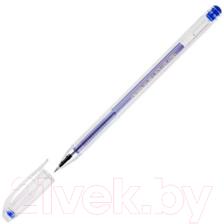 Ручка гелевая Crown Hi-Jell Color / HJR-500B (синий)