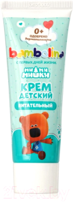 

Крем детский Bambolina, МиМиМишки питательный 0+