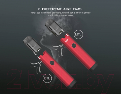 Изображение товара Электронный парогенератор Smoant Veer Pod 750mAh 2.3мл (красный)