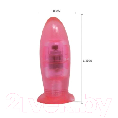 Пробка интимная Baile BI-017014Z (розовый)