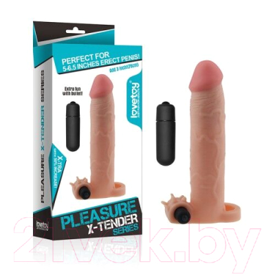 Насадка на пенис LoveToy Super-Realistic Penis Extension Sleeve LV1065F