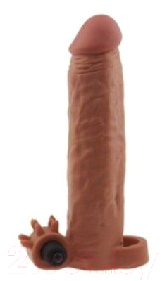Насадка на пенис LoveToy Super-Realistic Penis Extension Sleeve LV1064B (мулат)