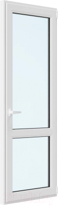 Дверь балконная Rehau Roto NX Поворотно-откидная внизу стекло правая 3 стекла (2200x800x70)