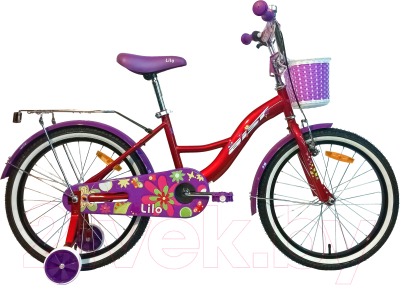 Детский велосипед AIST Lilo 2021 (16, красный)