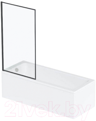 Стеклянная шторка для ванны Calani W0004