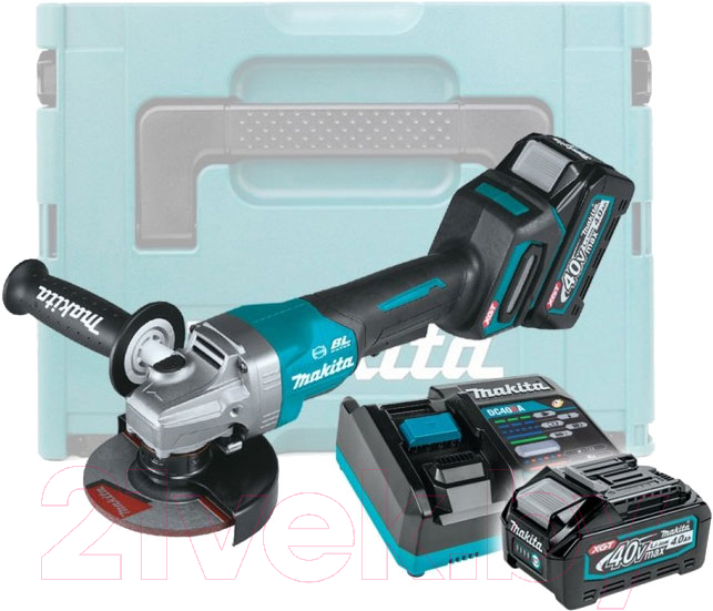 Профессиональная угловая шлифмашина Makita GA012GM201 — фото 2