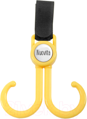 Крючок для коляски Nuovita Doppio Gancio (желтый)