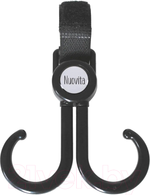 Крючок для коляски Nuovita Doppio Gancio (черный)