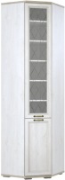 Шкаф с витриной SV-мебель МС Александрия ШК-120 угловой (сосна санторини светлый) - 