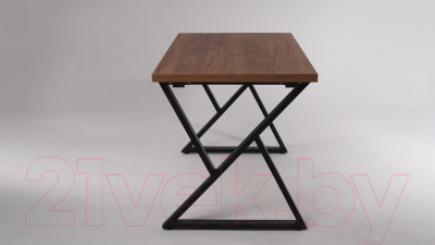 Обеденный стол Millwood Дели Л 130x80x75 (дуб табачный Craft/металл черный)
