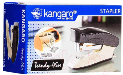 Степлер Kangaro Trendy-45M (синий)