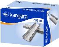 Скобы канцелярские Kangaro 26/6-5М (5000шт) - 