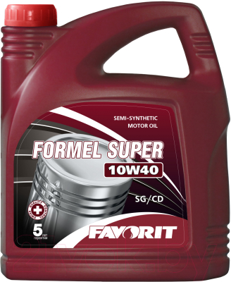 Моторное масло Favorit Formel Super MoS2 10W40 SG/CD / 57238 (5л)