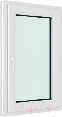 Окно ПВХ Rehau Roto NX Поворотно-откидное правое 2 стекла (1600x1000x60)