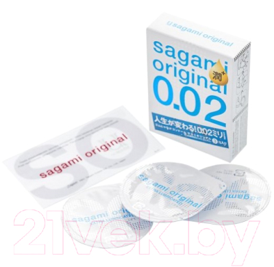 Презервативы Sagami Original 002 Extra Lub №12 / 740/1